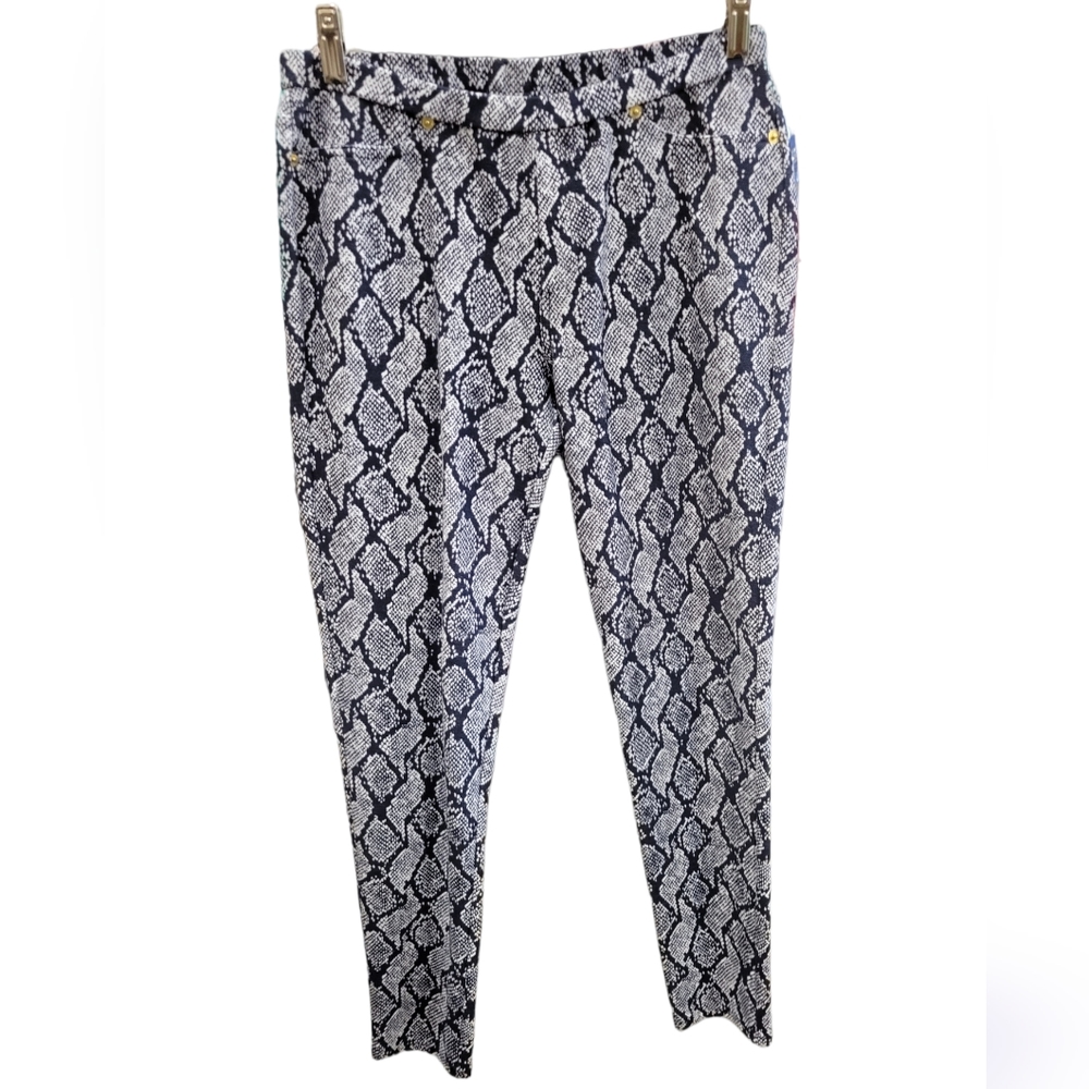 Michael Kors snake print jeggings, size medium